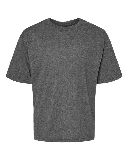 T-shirt or doux au toucher pour jeune (gris) - 4850M