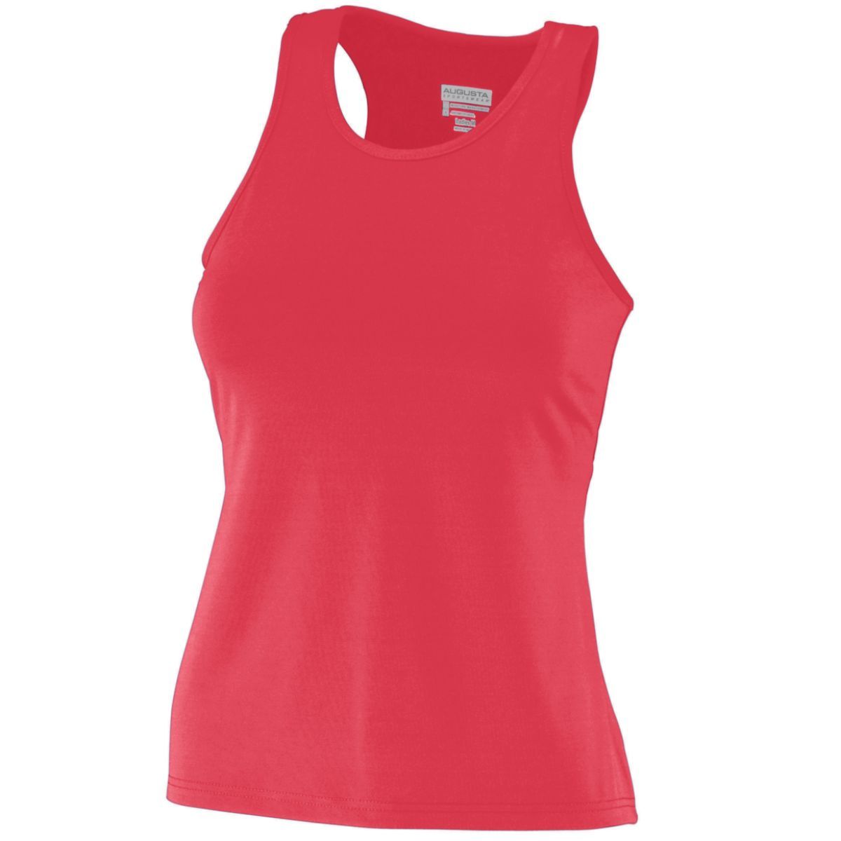 Girls Poly/Spandex Solid Racerback Tank - 1203