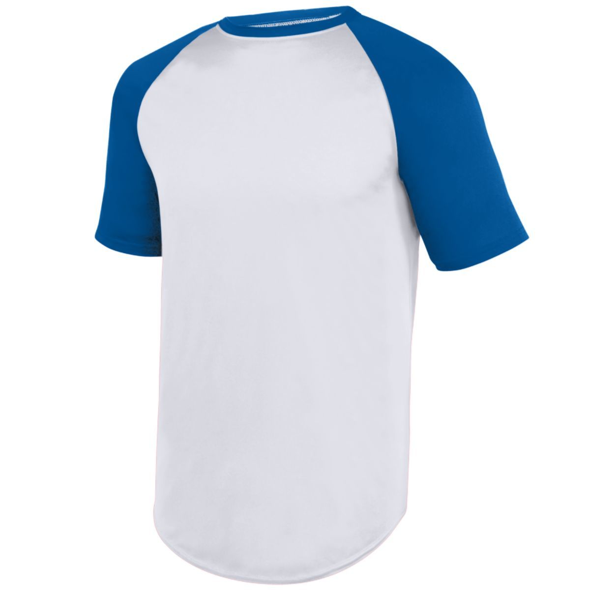 Russell R01X3B - Youth Classic V Neck Jersey Columbia Blue/ Navy/ White - L