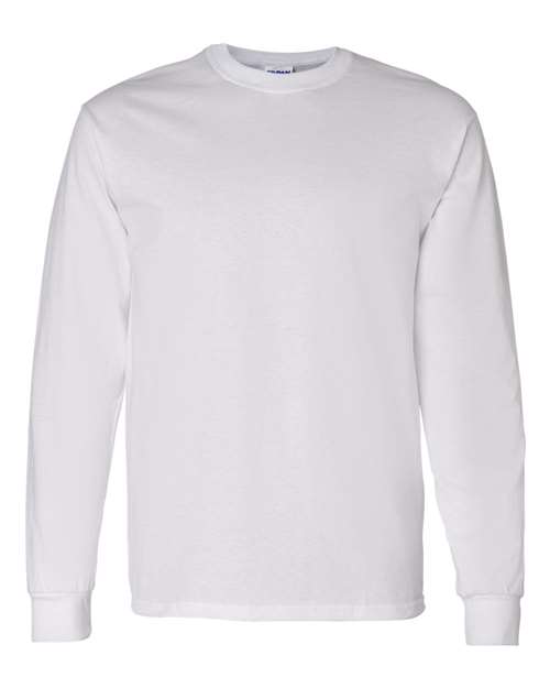 T-shirt à manches longues en coton lourd™ (blancs) - 5400