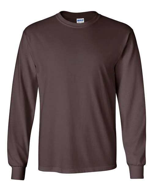 T-shirt à manches longues Ultra Cotton® (Marron) - 2400