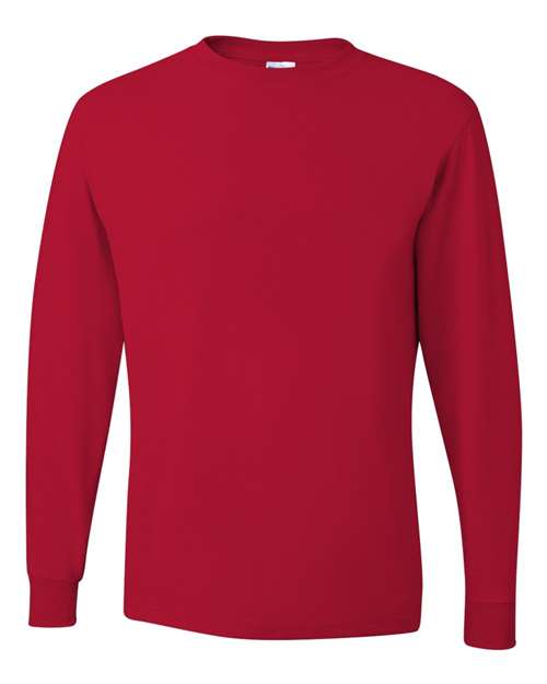 T-shirt Dri-Power® manches longues 50/50 (rouges) - 29LSR