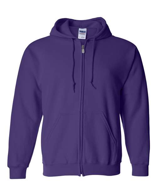 Heavy Blend™ Full-Zip Hooded Sweatshirt (Purples) - 18600