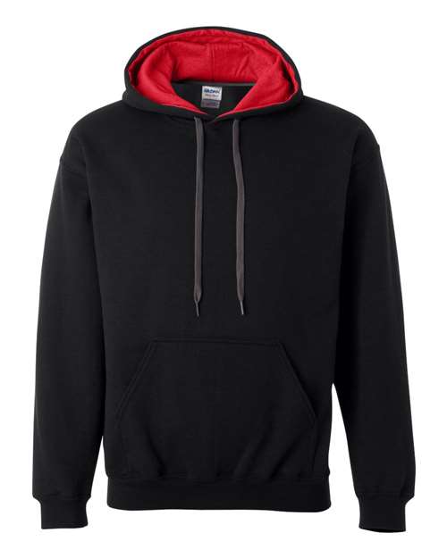 Heavy Blend™ Contrast-Color Hooded Sweatshirt - 185C00