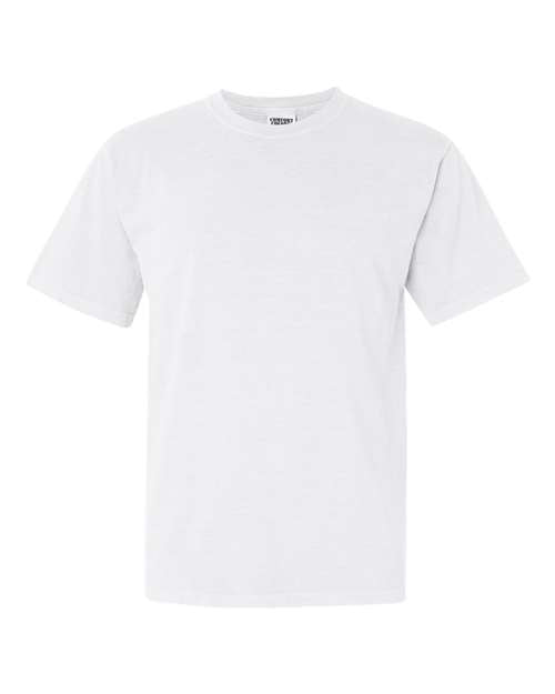 T-shirt épais teint en pièce (Blancs) - 1717
