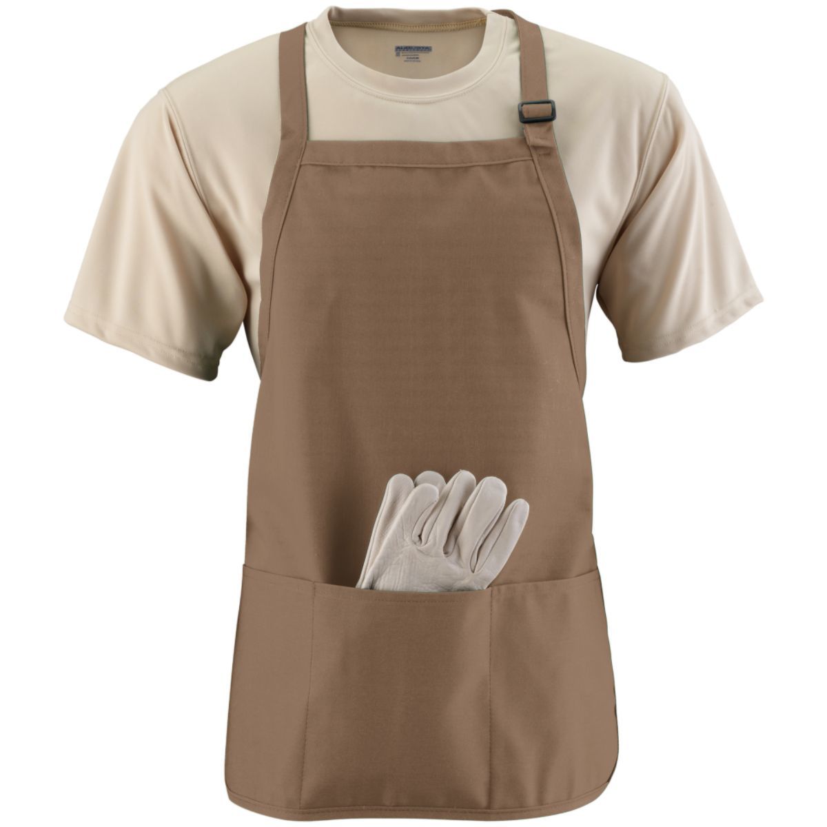Medium Length Apron With Pouch - 4250
