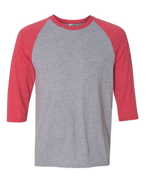 Triblend Raglan Three-Quarter Sleeve T-Shirt - 6755