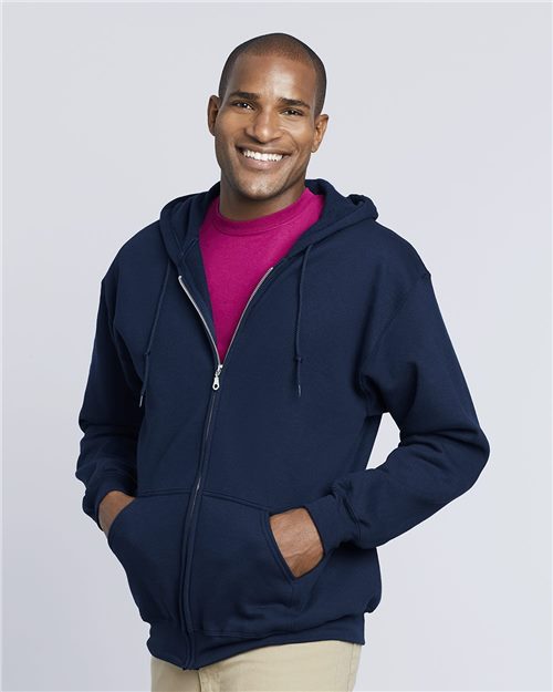DryBlend® Full-Zip Hooded Sweatshirt - 12600