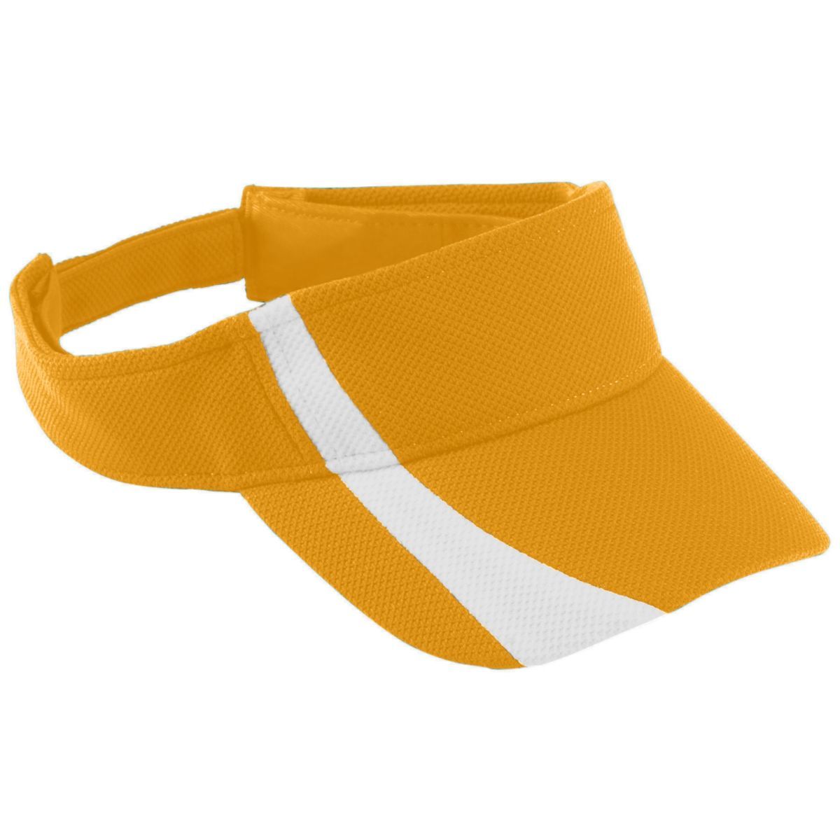 Youth Adjustable Wicking Mesh Two-Color Visor - 6261