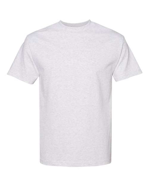 T-shirt unisexe en coton épais (gris) - 1301