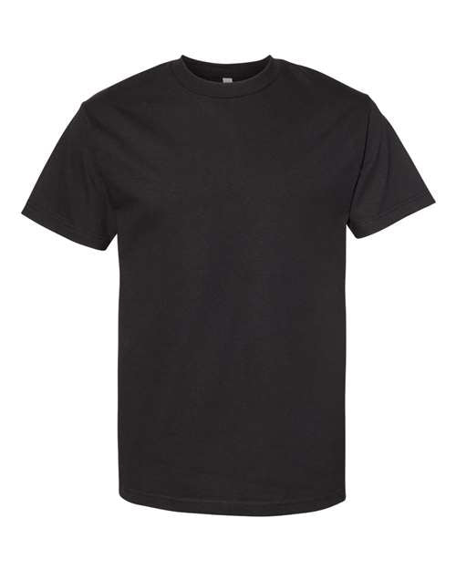 T-shirt unisexe en coton épais (noirs) - 1301