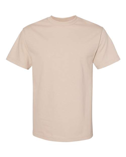 T-shirt unisexe en coton épais (marrons) - 1301