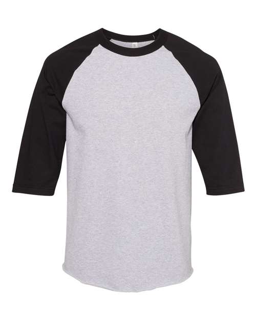 Classic Raglan Three-Quarter Sleeve T-Shirt - 1334