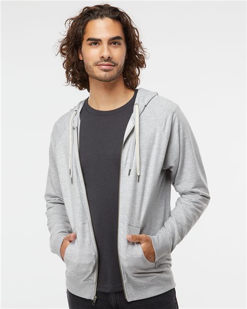 Icon Lightweight Loopback Terry Full-Zip Hooded Sweatshirt - SS1000Z