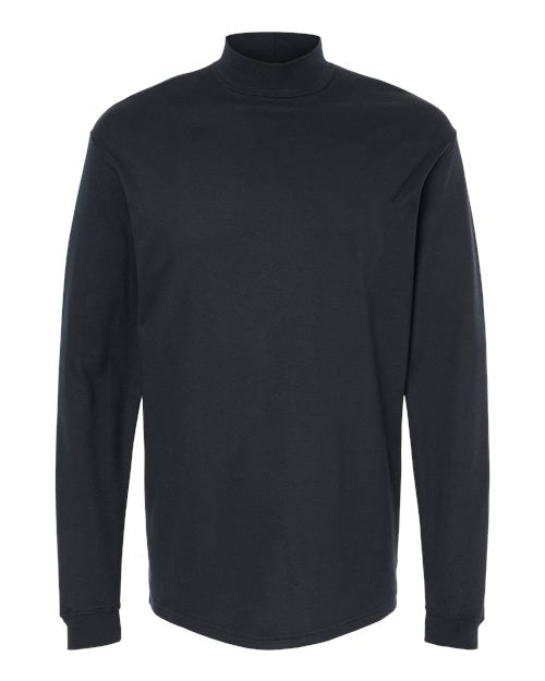 Jersey Interlock Mockneck Long Sleeve T-Shirt - KF4600