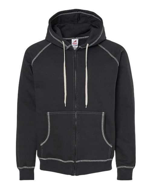 Extra Heavy Full-Zip Hooded Sweatshirt - KP8017