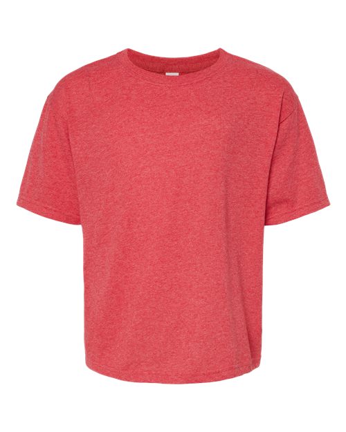 T-shirt or doux au toucher pour jeune (rouges) - 4850M