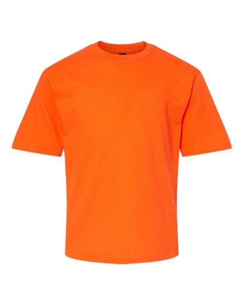 T-shirt or doux au toucher pour jeune (Oranges) - 4850M
