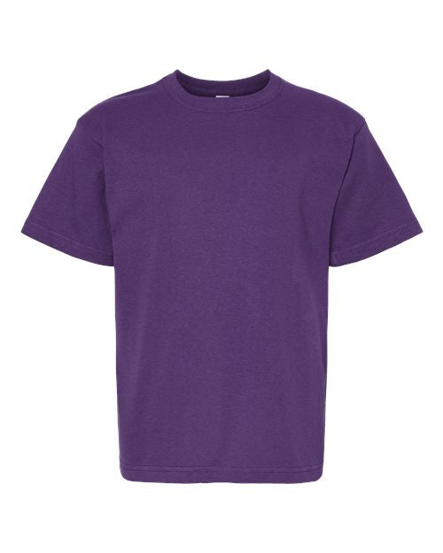 T-shirt Gold Soft Touch pour jeune (violets) - 4850M