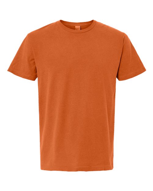 T-shirt teint en pièce vintage unisexe (oranges) - 6500MM