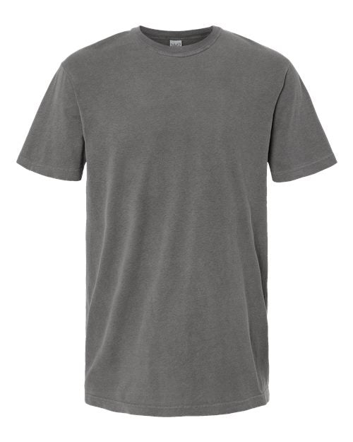 T-shirt teint en pièce vintage unisexe (gris) - 6500MM