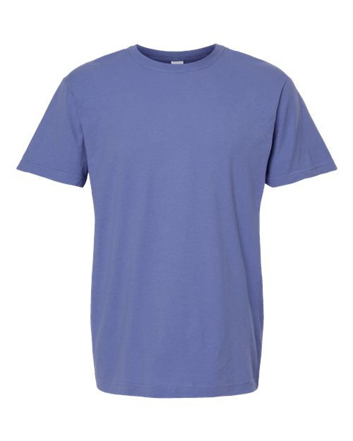 T-shirt teint en pièce vintage unisexe (violets) - 6500MM