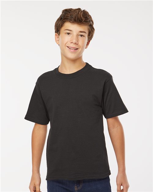 T-shirt or doux au toucher pour jeune (noirs) - 4850M